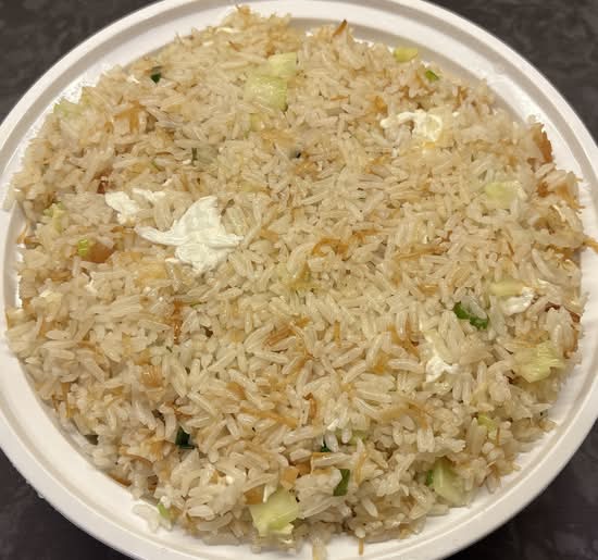 143. Egg White Fried Rice with Dried Scallops 瑤柱蛋白炒飯